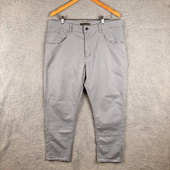 Robert Graham Other - Robert Graham Pants Mens 38x29 Gray 5 Pocket Stretch Cotton Blend Stretch